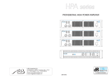 dBTechnologies HPA 3100L Manuel utilisateur