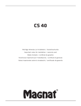 Magnat Audio CS 40 Le manuel du propriétaire