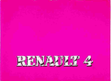Renault 4 Le manuel du propriétaire