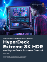 Blackmagic HyperDeck Extreme 8K HDR and HyperDeck Extreme Control  Manuel utilisateur