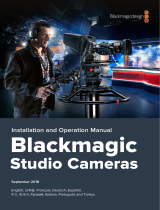 Blackmagic Studio Camera  Manuel utilisateur