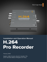 Blackmagic H.264 Pro Recorder  Manuel utilisateur