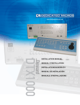 Dedicated Micros DTX 1000 Telemetry Transmitter Le manuel du propriétaire