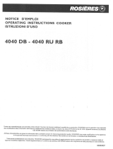 ROSIERES 4040 DB Le manuel du propriétaire