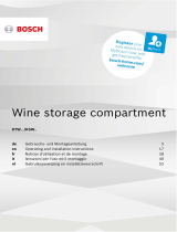 Bosch Wine storage cabinet Mode d'emploi