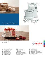 Bosch MFQ3561W/04 Guide d'installation