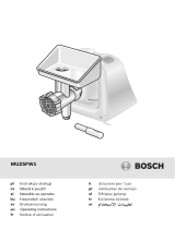 Bosch MUM56Z40/02 Supplemental