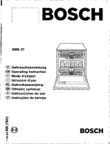 Bosch SMS2702/05 Manuel utilisateur