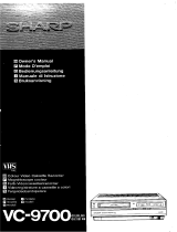 Sharp VC-9700 Le manuel du propriétaire