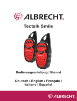 Albrecht Tectalk Smile - Kinder Walkie Talkie Funkgeräte Le manuel du propriétaire