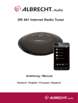 Albrecht Audio DR 461 Mini Internet-Radio Tuner Le manuel du propriétaire