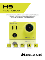 Midland H9 WIFI Action Kamera, Ultra HD 4K Le manuel du propriétaire