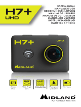 Midland H7+ WIFI Action Kamera, Ultra HD 4K Manuel utilisateur