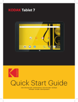 Kodak Tab 7 Guide de démarrage rapide