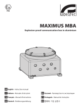 Videotec MAXIMUS MBA Manuel utilisateur