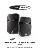 Caliber HPA 603BT Le manuel du propriétaire