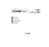 Candy CT-502 Le manuel du propriétaire