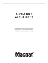 Magnat Alpha RS 12 Le manuel du propriétaire