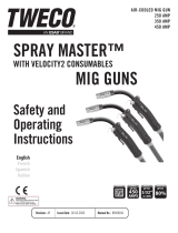 Tweco Spray Master MIG Guns Manuel utilisateur
