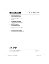 EINHELL TE-CD 18/50 Li-i BL (2x2,0Ah) Manuel utilisateur
