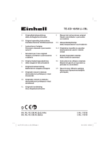 EINHELL TE-CD 18/50 Li-i BL (2x2,0Ah) Manuel utilisateur