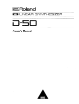 Roland D-50 Le manuel du propriétaire