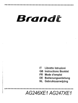 Groupe Brandt AG247XE1 Le manuel du propriétaire
