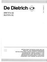 De Dietrich HA7976 Le manuel du propriétaire