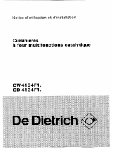 De Dietrich CW4134F1N Le manuel du propriétaire