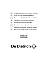De Dietrich DWD614XE1 Le manuel du propriétaire
