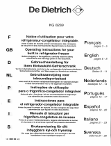 De Dietrich KG8289ES Le manuel du propriétaire