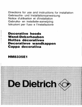 De Dietrich HM8335E1 Le manuel du propriétaire