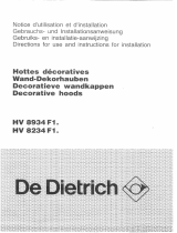 De Dietrich HV8934F1 Le manuel du propriétaire