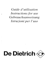De Dietrich HM2895E1 Le manuel du propriétaire