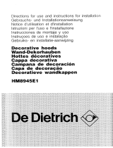 De Dietrich HW3635E2 Le manuel du propriétaire
