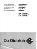 De Dietrich KS1314F12 Le manuel du propriétaire