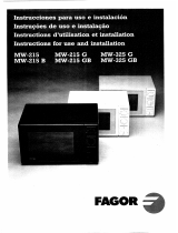 Fagor MW-215 GB Le manuel du propriétaire