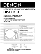 Denon DP-DJ101 Le manuel du propriétaire