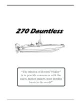 Boston Whaler 270 Dauntless Le manuel du propriétaire