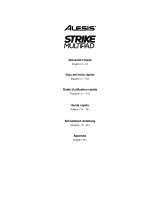Alesis Strike MultiPad Percussion Pad Guide de démarrage rapide