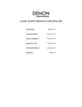 Denon Pro­fes­sional Flash Start Remote Controller Le manuel du propriétaire