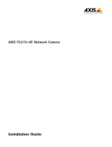 Axis P3375-VE Manuel utilisateur