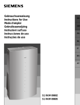 Siemens S1RKM09005 Manuel utilisateur