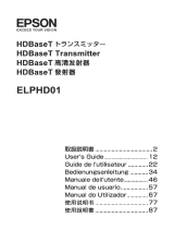 Epson ELPHD01 HDBaseT Transmitter for Large Venue Projectors Mode d'emploi