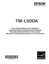Epson TM-L500A Series Manuel utilisateur