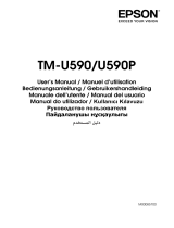 Epson TM-U590P Serie Manuel utilisateur