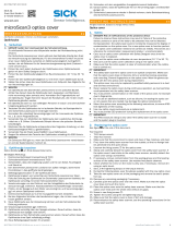 SICK microScan3 optics cover Mounting instructions