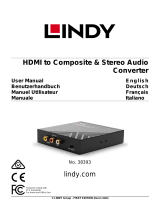 Lindy HDMI to Composite & Stereo Audio Converter Manuel utilisateur