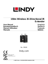 Lindy Bi-directional Wireless IR Extender Manuel utilisateur