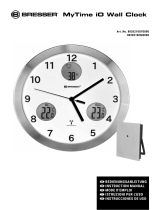 Bresser MyTime io radio controlled Wall Clock Le manuel du propriétaire